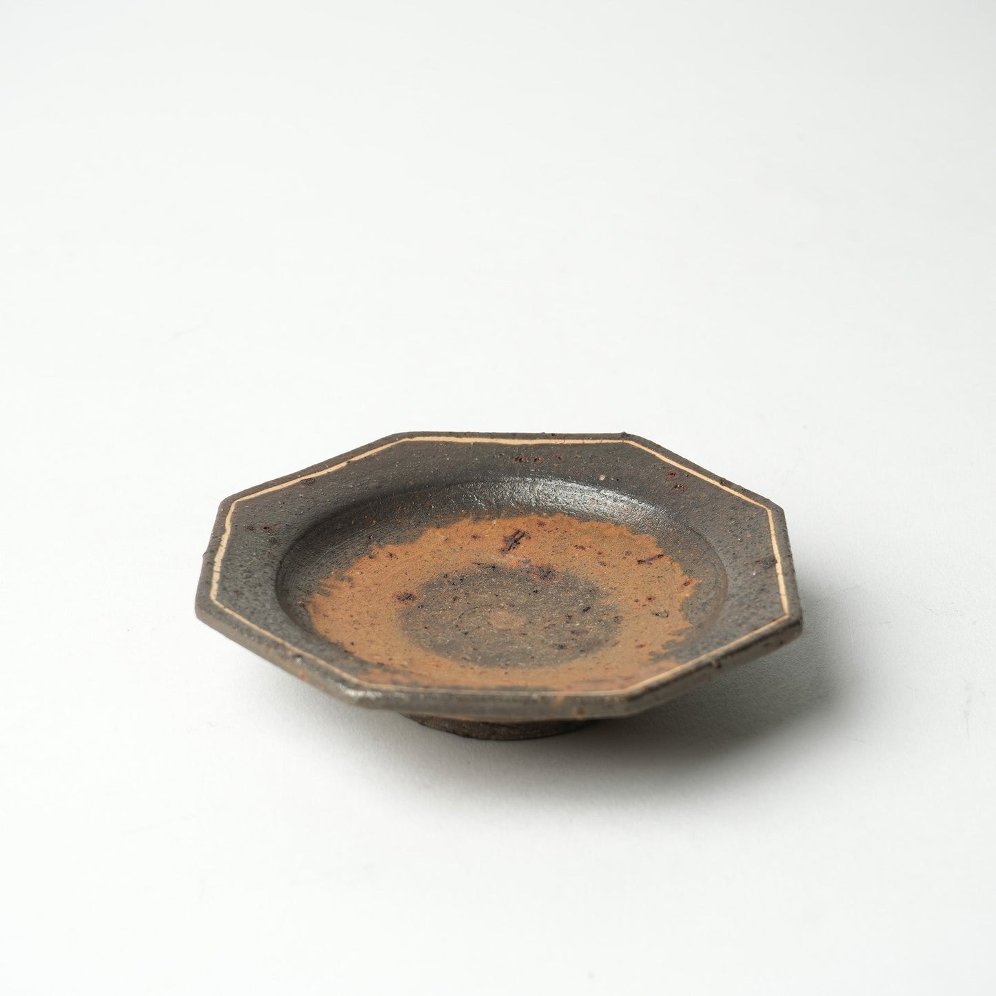 Keiji Tanaka Octagon Plate Nanban Woodfired