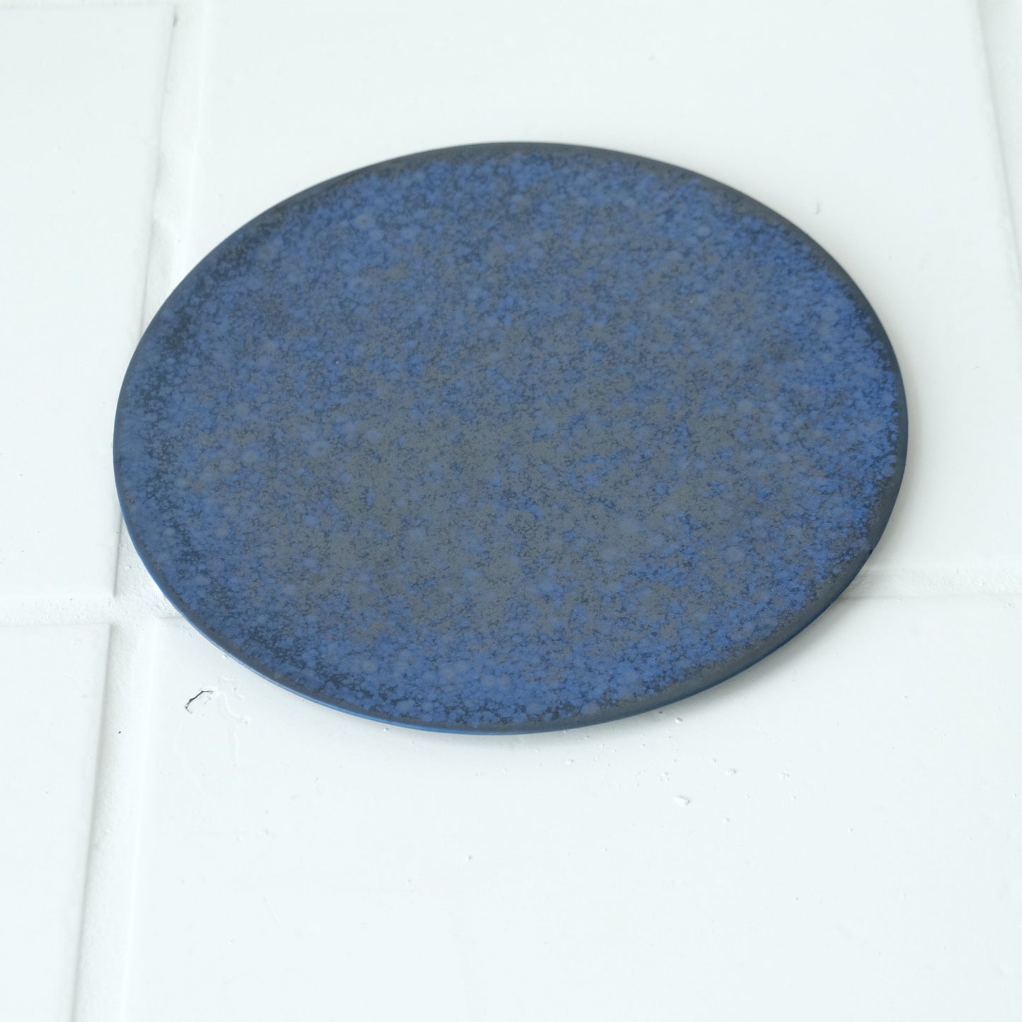 Shota Miyashita Flat Dinner Plate Circle Blue L