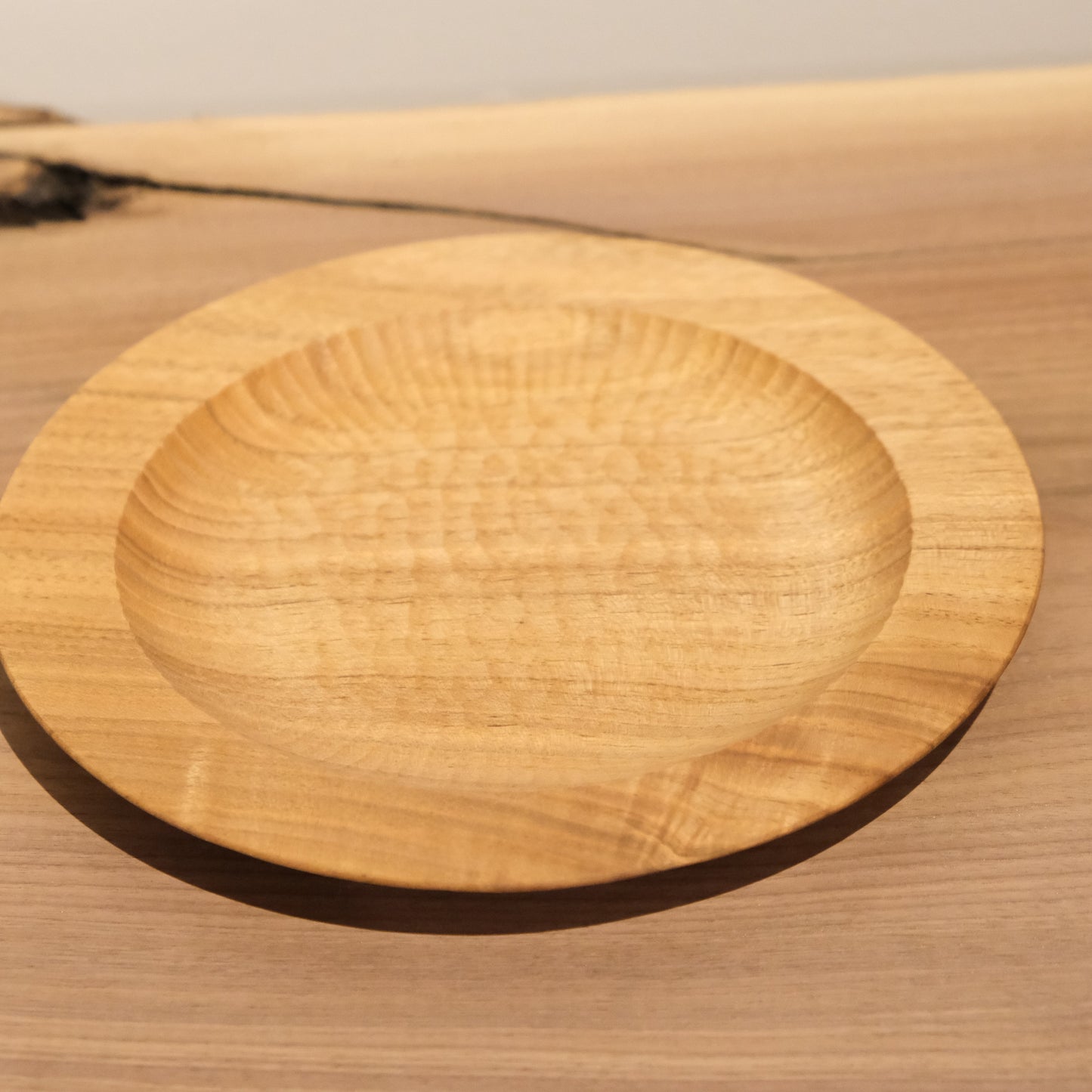 Yuki Ando Bread Plate Walnut