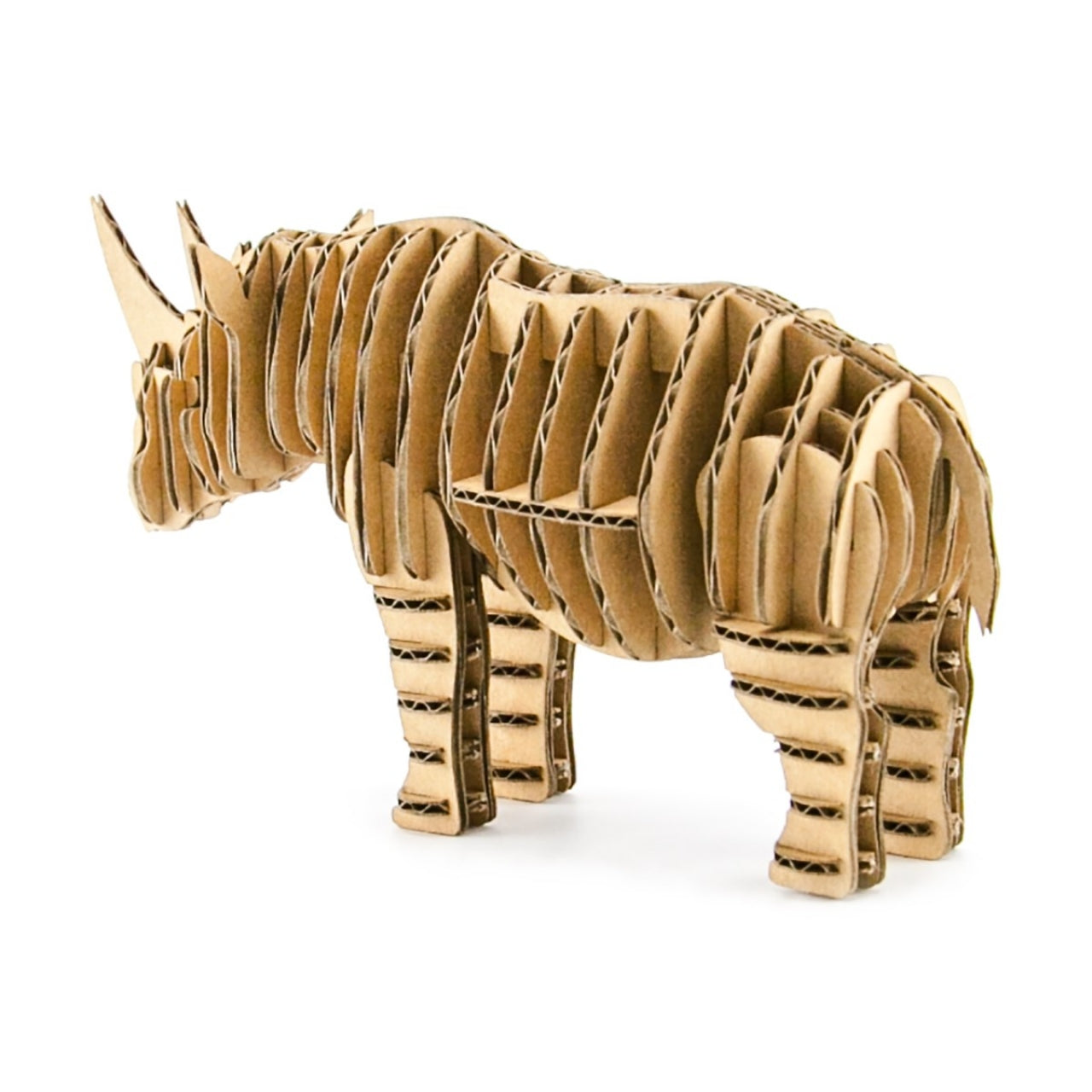 Cardboard Craft Kit Mini Rhino
