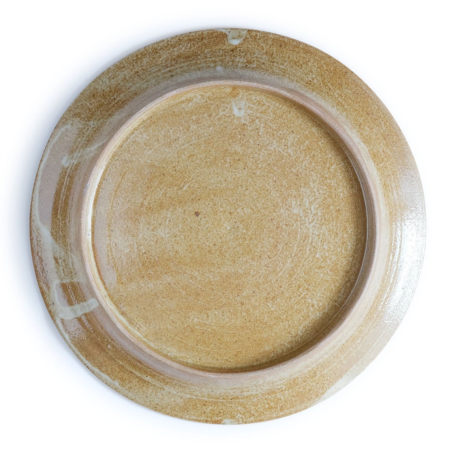 Keiko Nakamura Round Plate Large Kohiki White