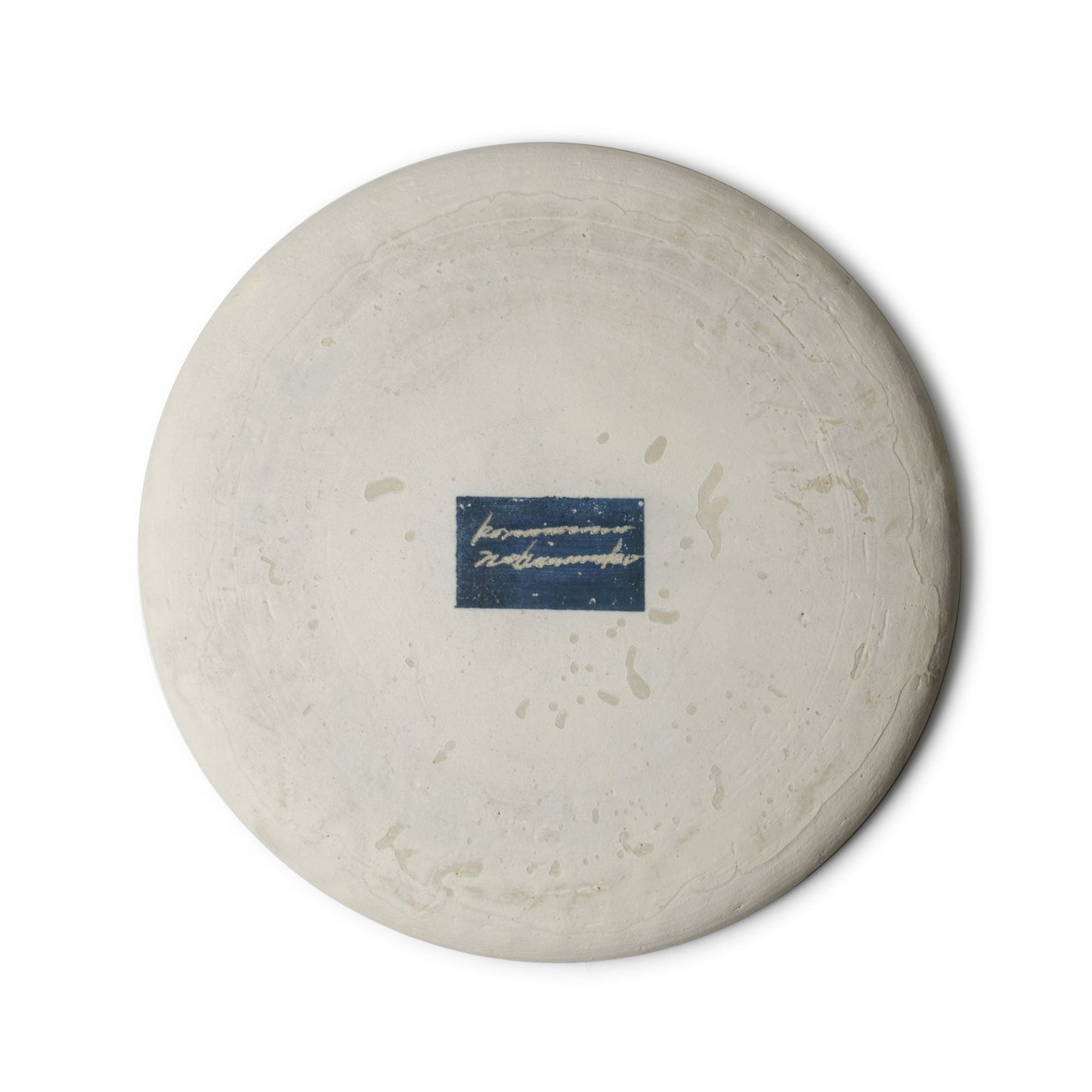 Nobuko Konno Round Plate Blue