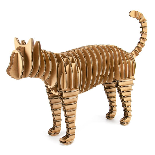 Cardboard Craft Kit Medium Cat