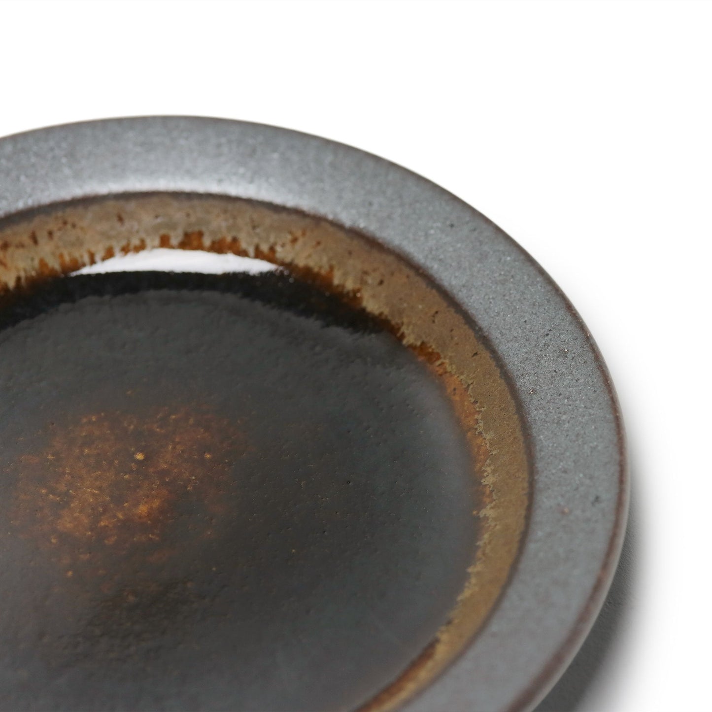 Kei Kawachi Round Plate Amber