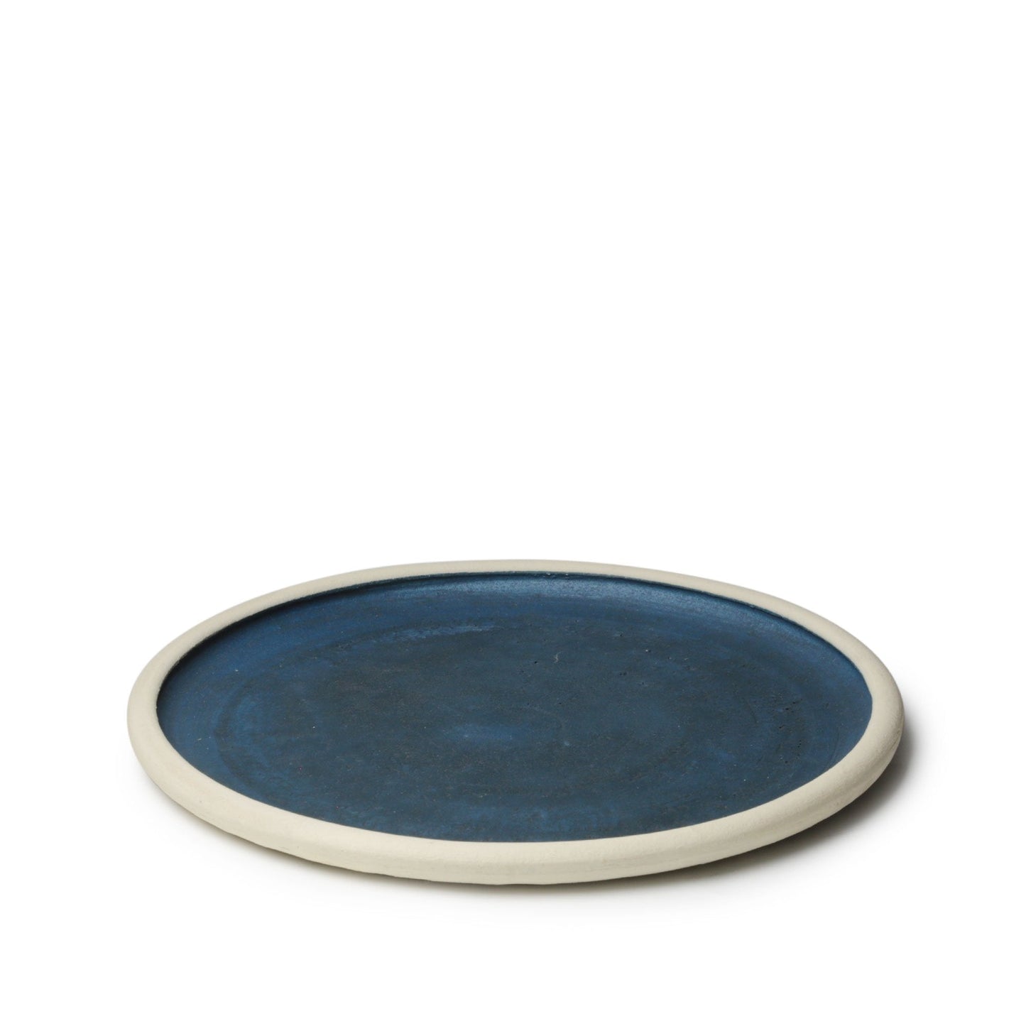 Nobuko Konno Round Plate Blue