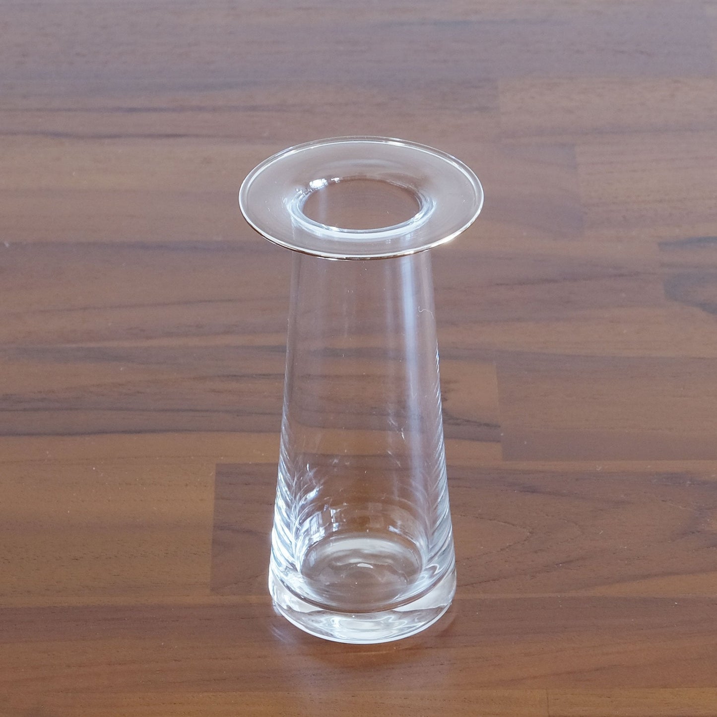 Taiga Oku handblown glass vase vessel