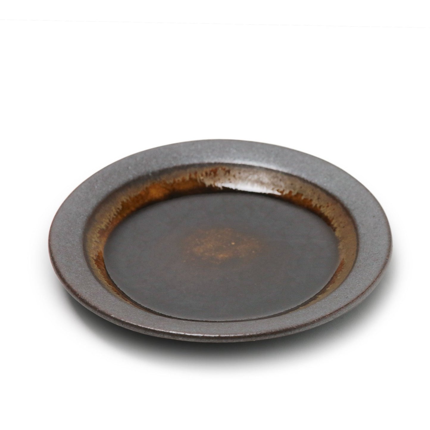 Kei Kawachi Round Plate Amber