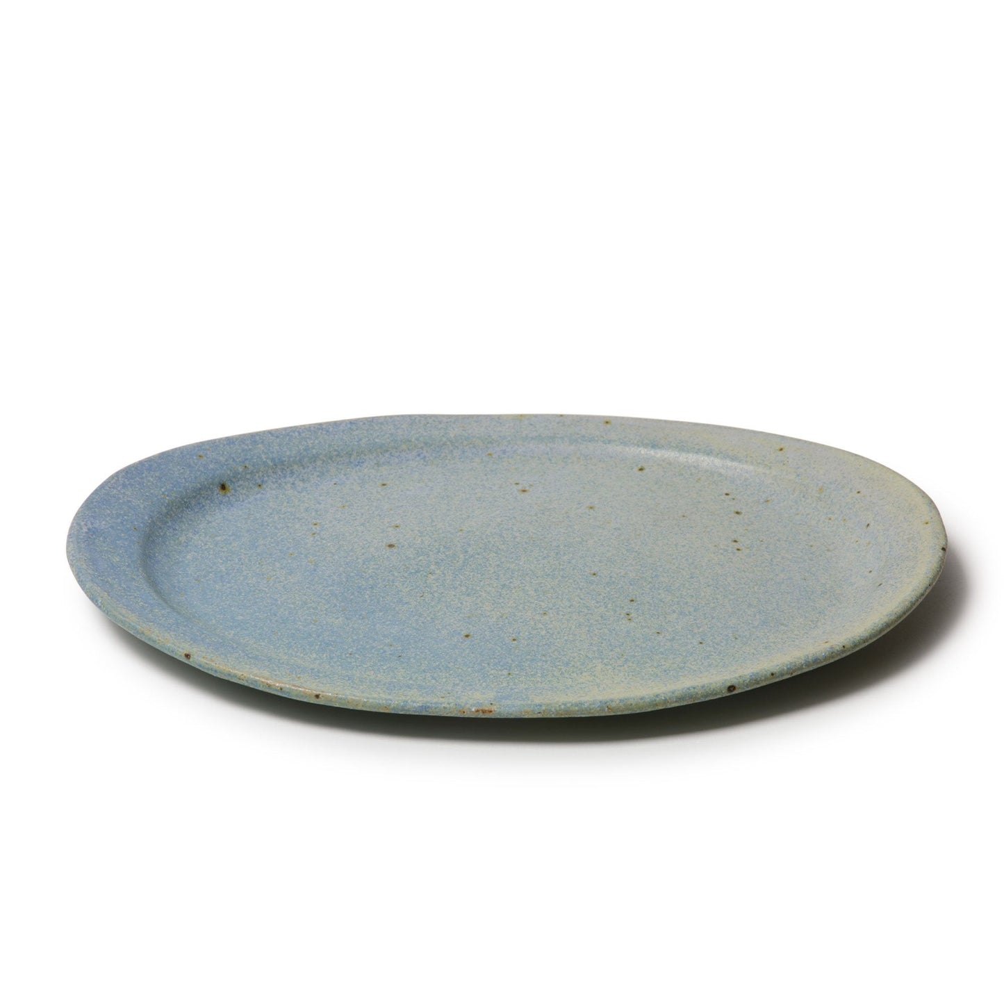 Keiko Nakamura Oval Plate Light Blue