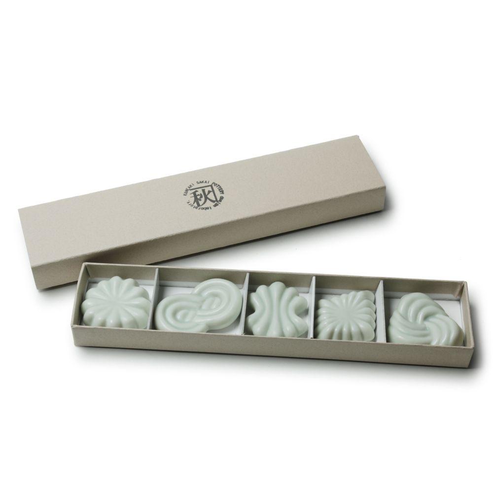 KANEAKI SAKAI POTTERY Chopsticks Rest Gift Set