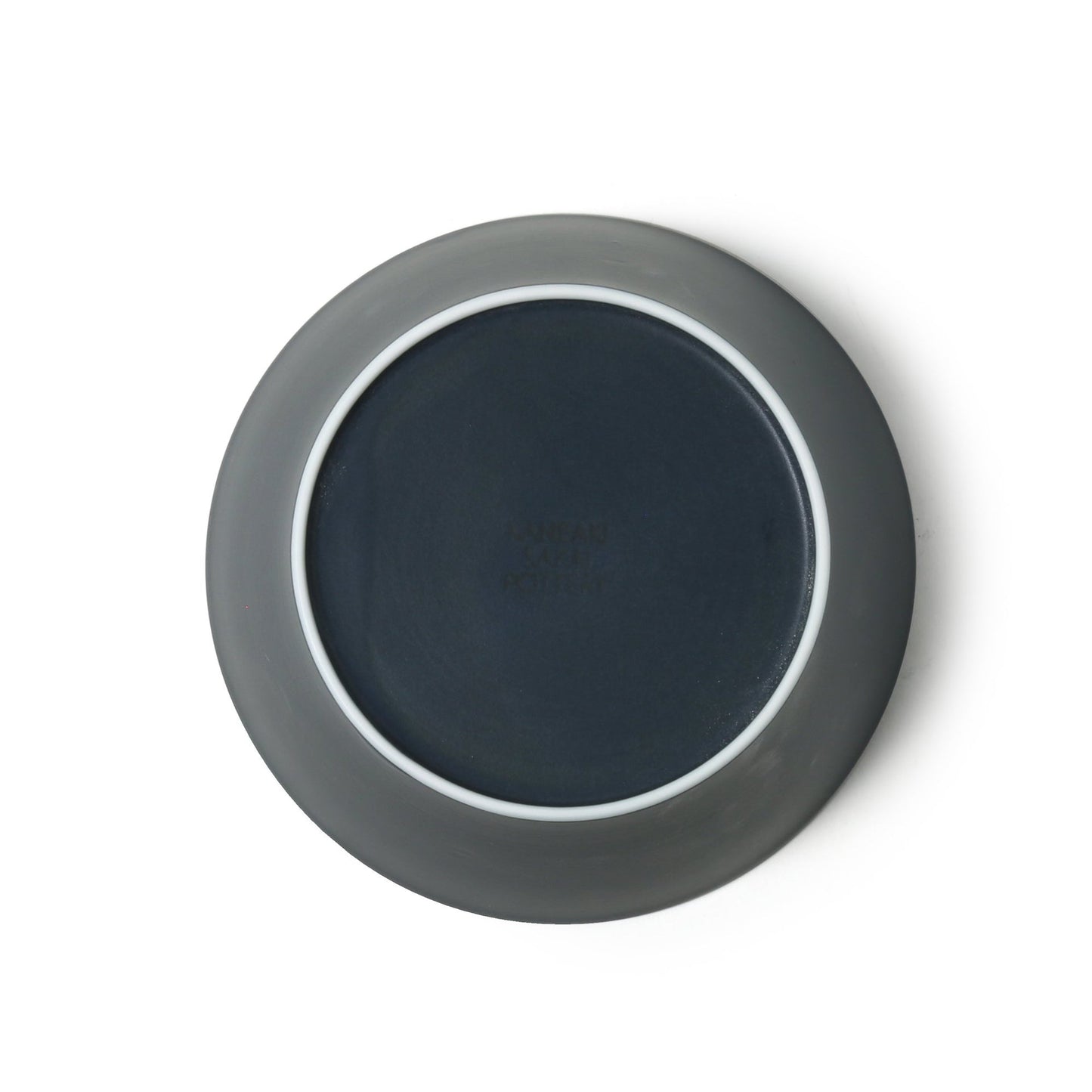 KANEAKI SAKAI POTTERY flat bowl cobalt