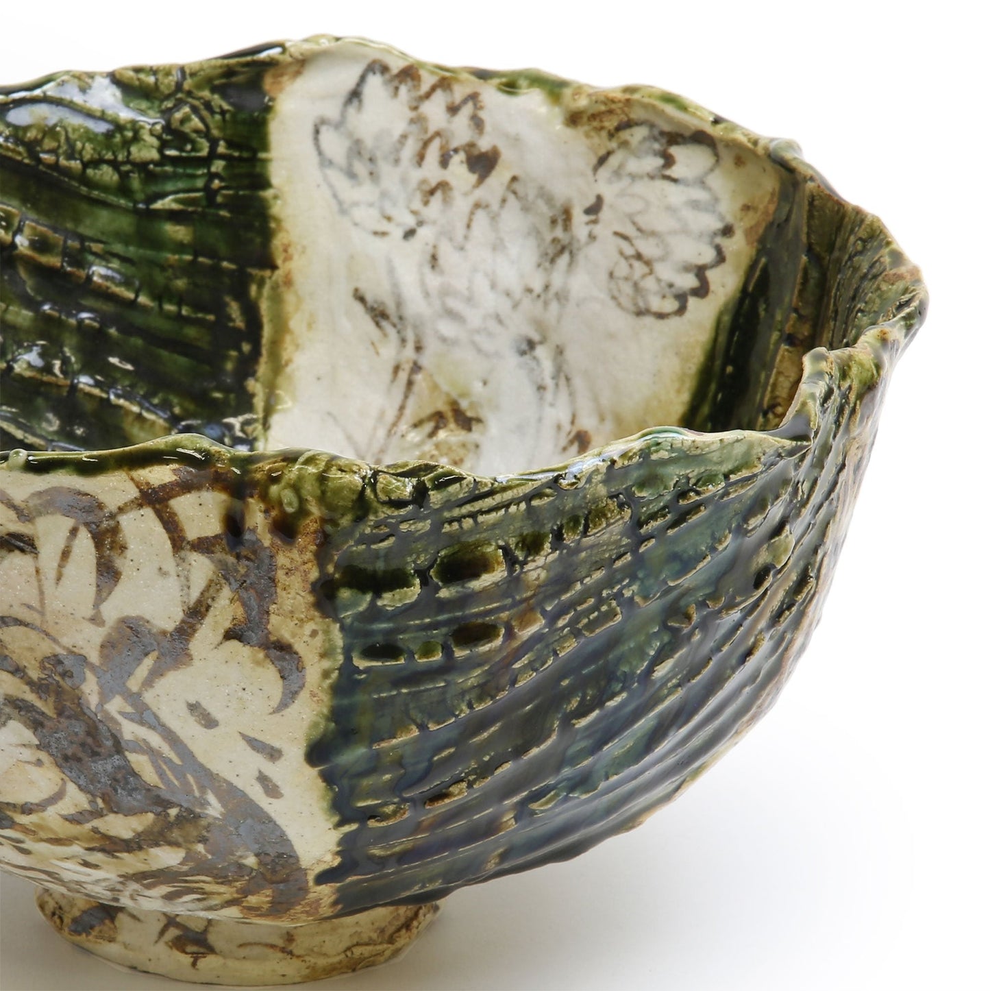 Hiroshi Hanzawa Oribe Extra Large Bowl