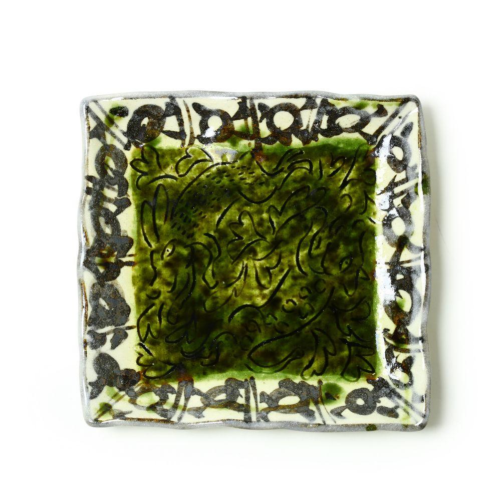 Hiroshi Hanzawa Oribe Small Plate