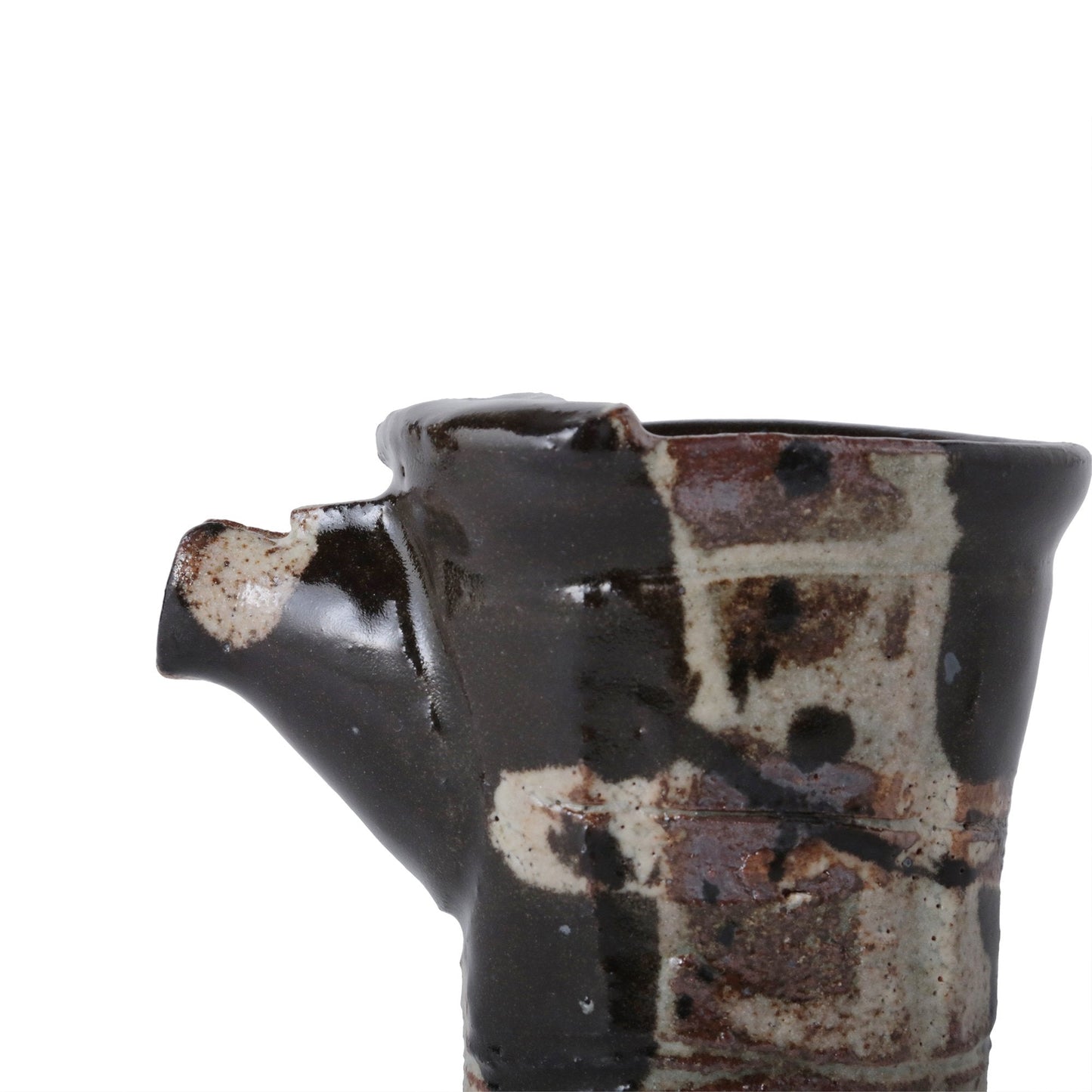 Junri Hamada Kuro Oribe Katakuchi Sake Server