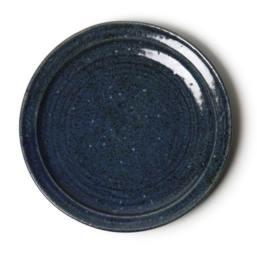 Keiko Nakamura Round Plate Large Indigo
