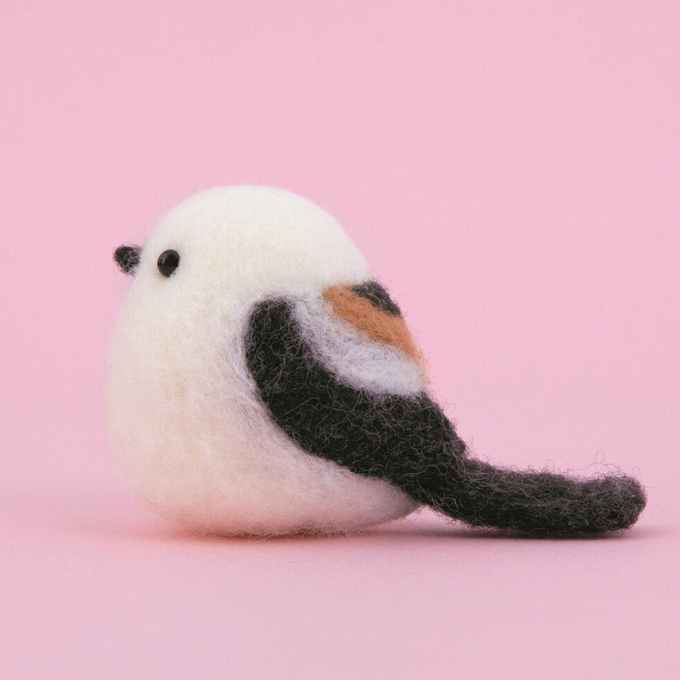 Needle Felting Kit Shima Enaga – DIY Wool Bird Craft (Set of 2)