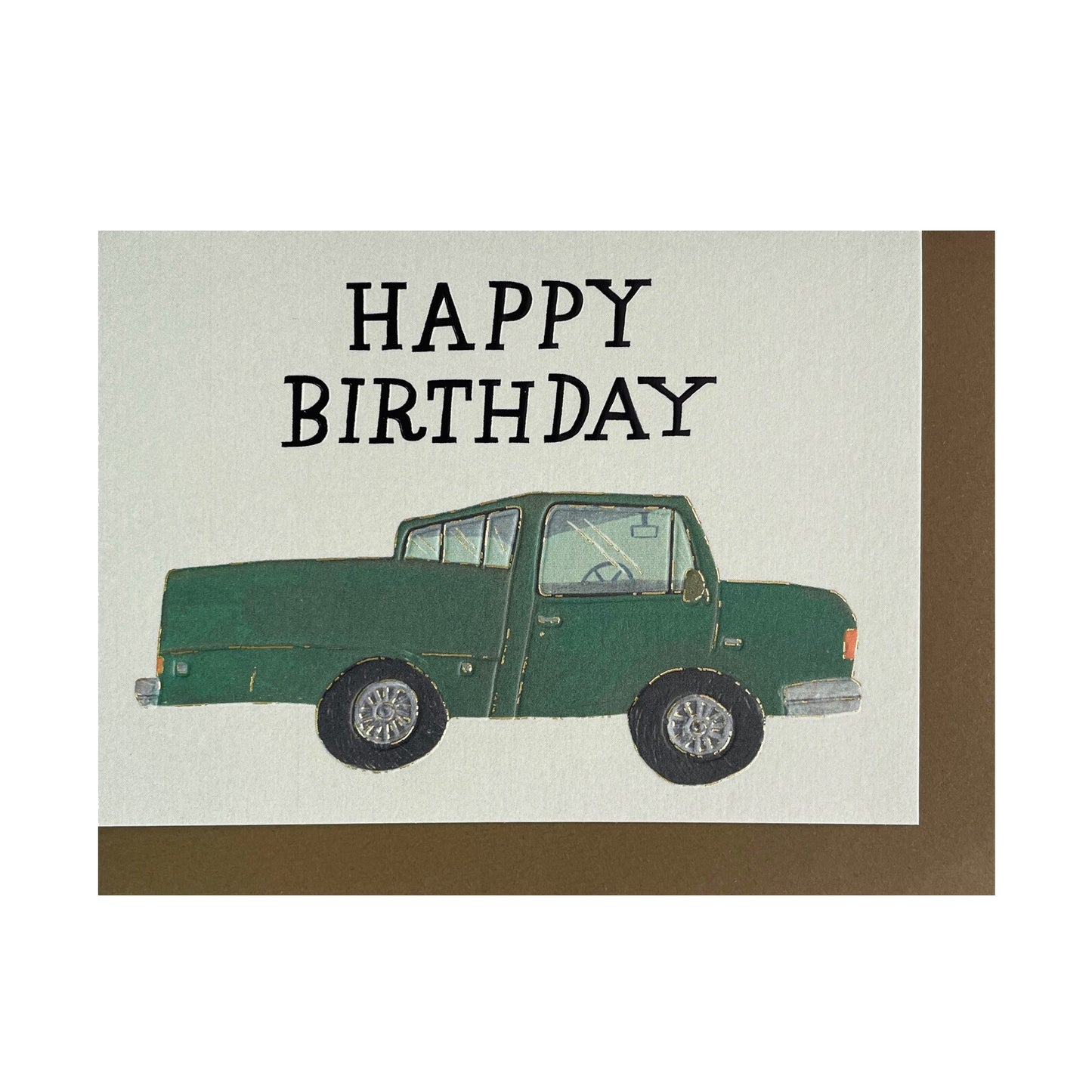 Greeting Card Happy Birthday Car
