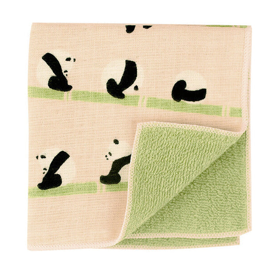 Hamamonyo Semi-Wash Japanese Towel Panda