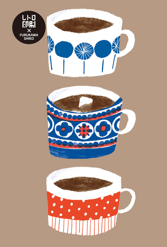 Post cards coffee mugs
