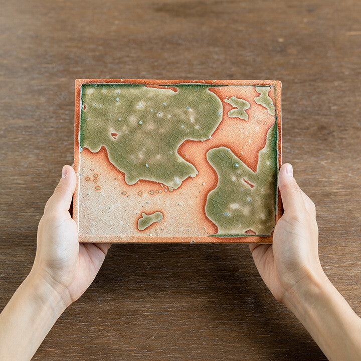 Shigarakiyaki Rectangle Flat Plate