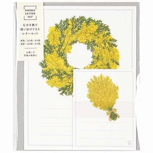 Letter set 2 types mimosa