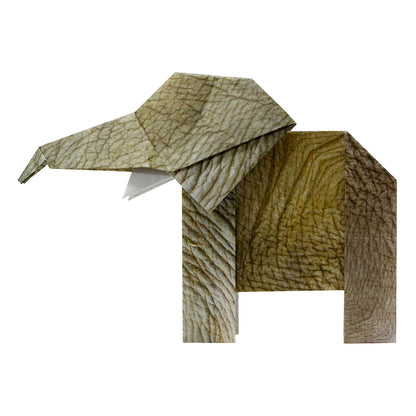 Animal Pattern Origami - Savanna Animals Type A (Giraffe / Elephant / Cheetah)