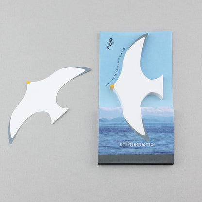 Memo Pad "shimamemo" - Soaring Seagull