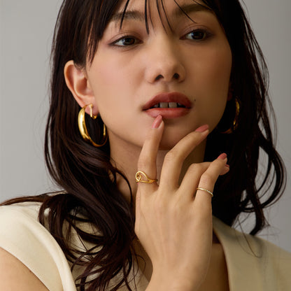 Japanese Infinity Statement Ring - Melody Accessory