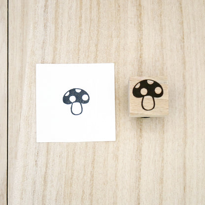 Wooden Stamp - Mushroom