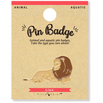 Lion Enamel Pin – Majestic Animal Badge for Backpacks, Jackets & Gifts