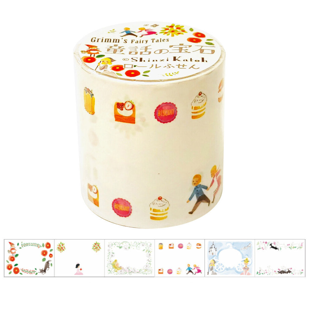Shinzi Katoh Roll Sticky Notes - Grimm Fairy Tales