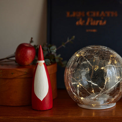 Japanese Wooden Santa Figurines – Minimalist Scandinavian Style Christmas Decoration