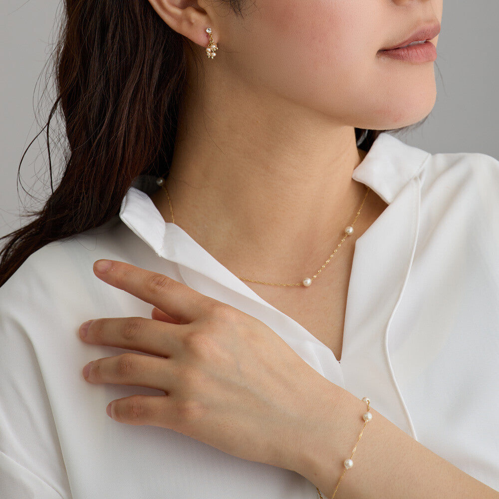 Pearl Station Bracelet - Melody Accessory