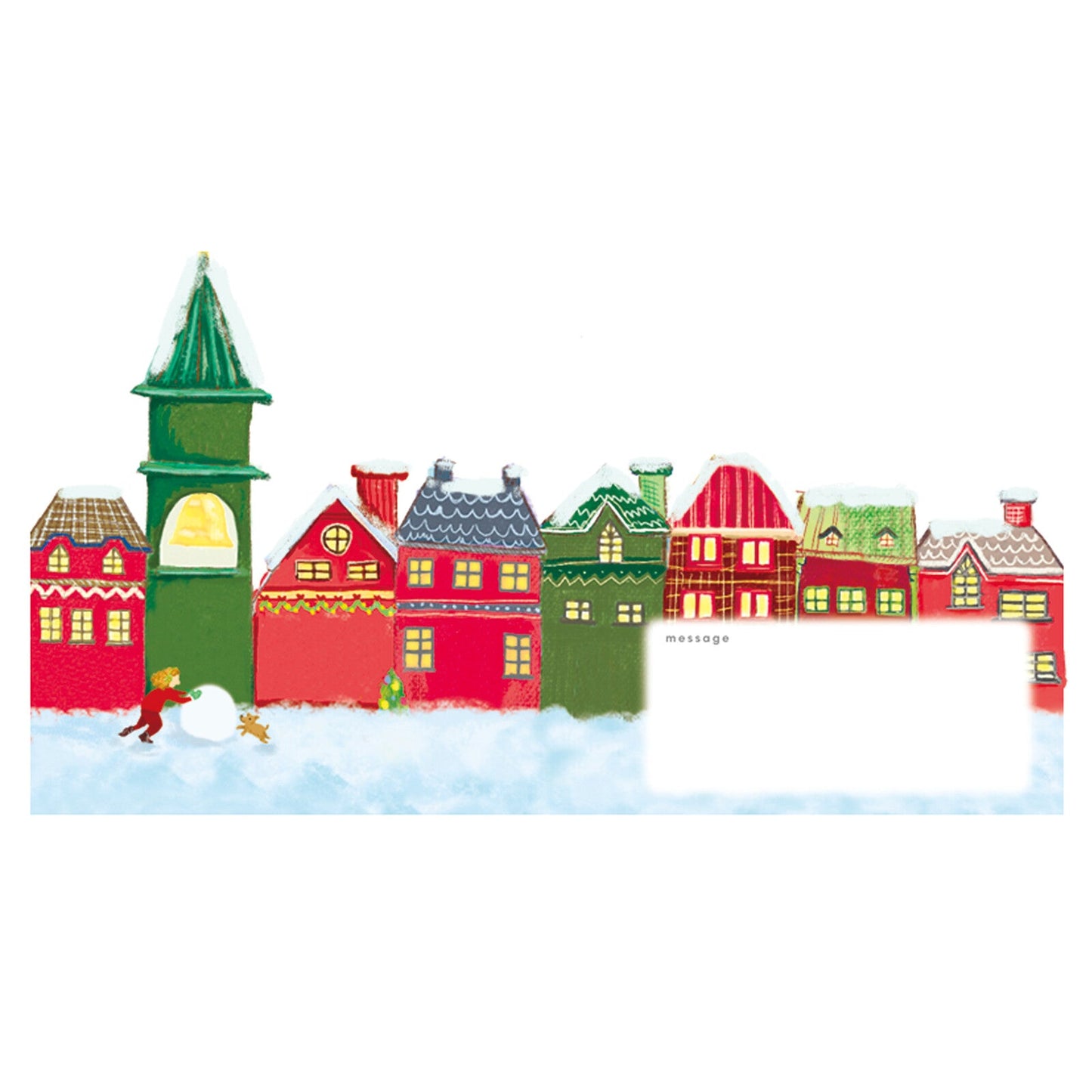 Japanese Christmas Pop-Up Card – Festive Holiday Greeting Card with Tree and Cake Scene