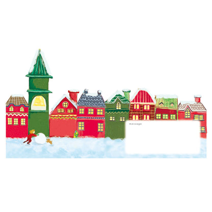 Japanese Christmas Pop-Up Card – Festive Holiday Greeting Card with Tree and Cake Scene