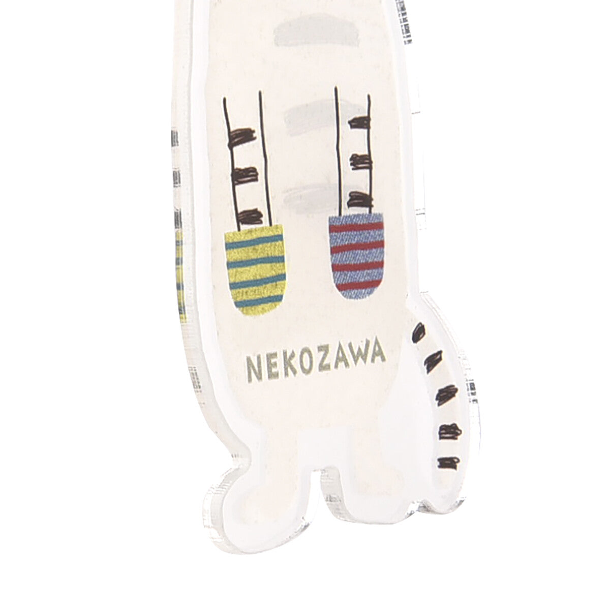 Acrylic Keychain - Quirky Cat Characters by Kususguru