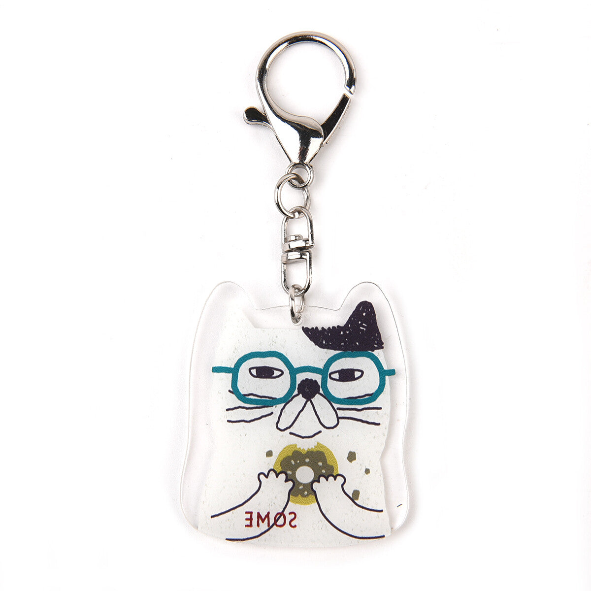 Acrylic Keychain - Quirky Cat Characters by Kususguru