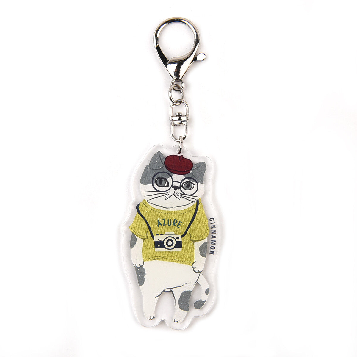 Acrylic Keychain - Quirky Cat Characters by Kususguru
