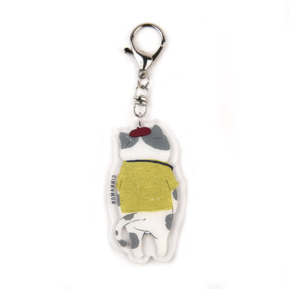 Acrylic Keychain - Quirky Cat Characters by Kususguru