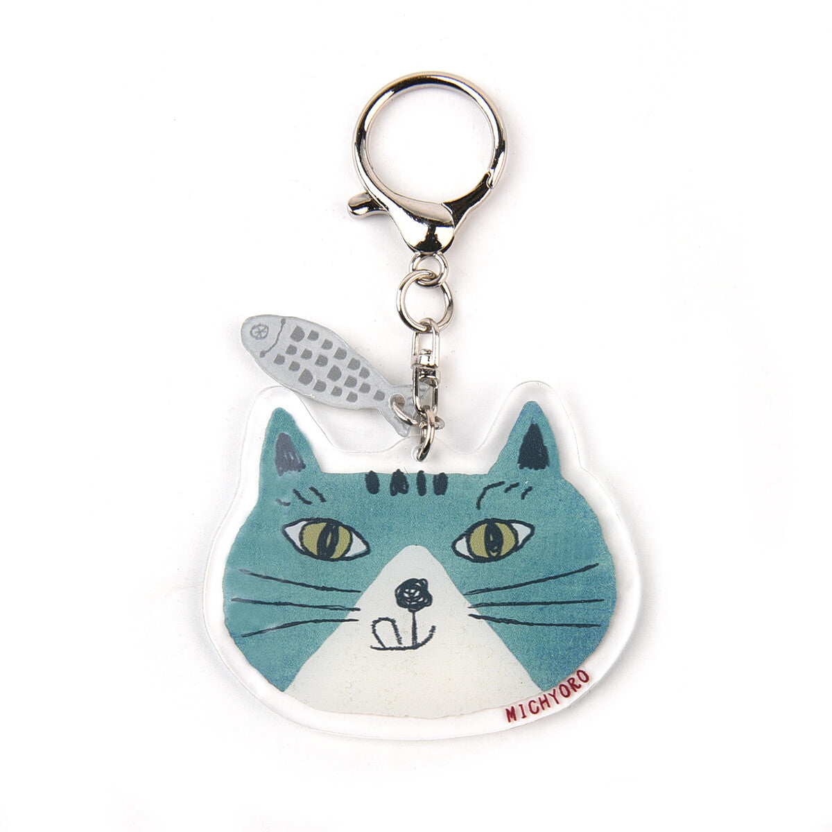 Acrylic Keychain - Quirky Cat Characters by Kususguru
