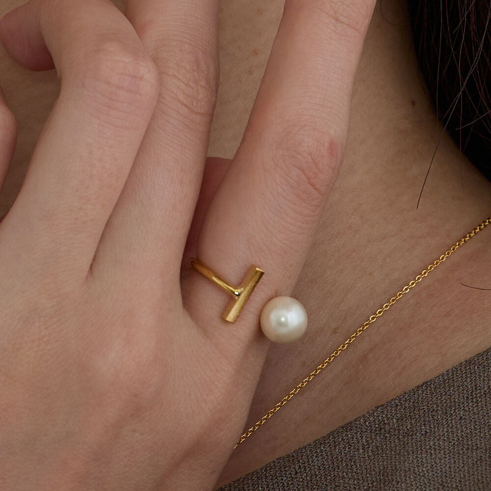 Pearl Hug Ring - Melody Accessory