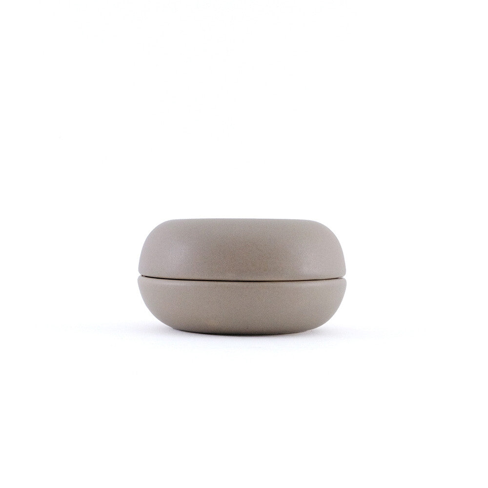 Ceramic Incense Holder – Donut Shape with Ash Catcher, Minimalist Design