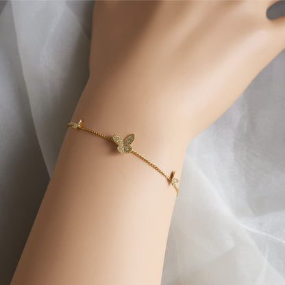 Butterfly Chain Bracelet