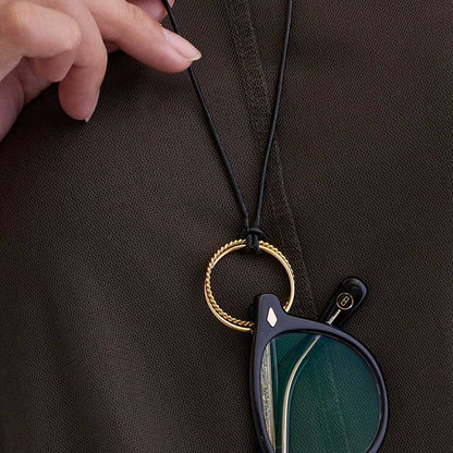 2-Way Magnetic Glass Holder Necklace - Melody Accessory