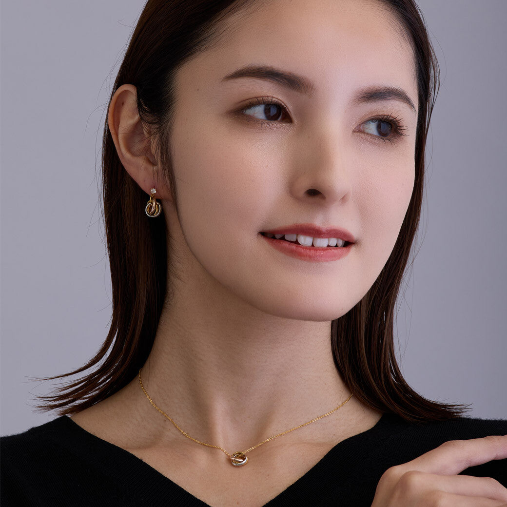 3 Color Layered Pendant Necklace - Melody Accessory