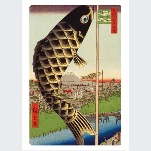 Hiroshige One Hundred Famous Views of Edo Postcard Book