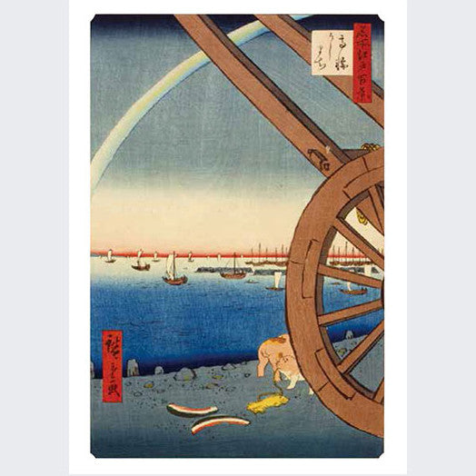Hiroshige One Hundred Famous Views of Edo Postcard Book