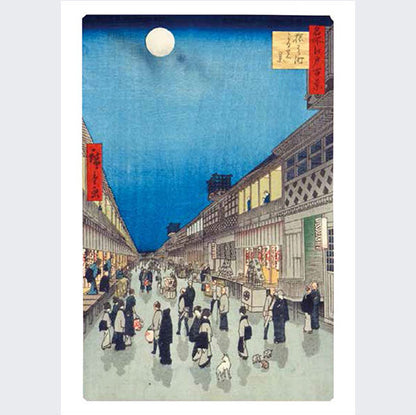 Hiroshige One Hundred Famous Views of Edo Postcard Book