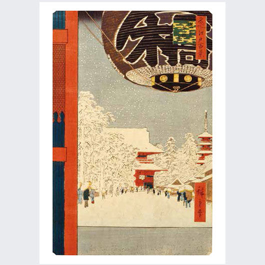 Hiroshige One Hundred Famous Views of Edo Postcard Book