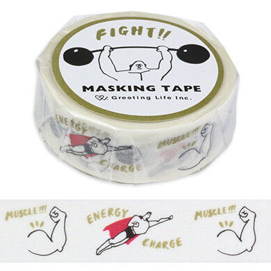 Masking tape 15mm width muscle