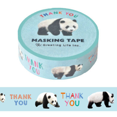 Masking tape 15mm width panda